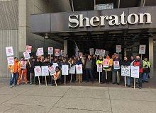 Protest of Schedule 17 at the Toronto Sheraton on Jan 27, 2017